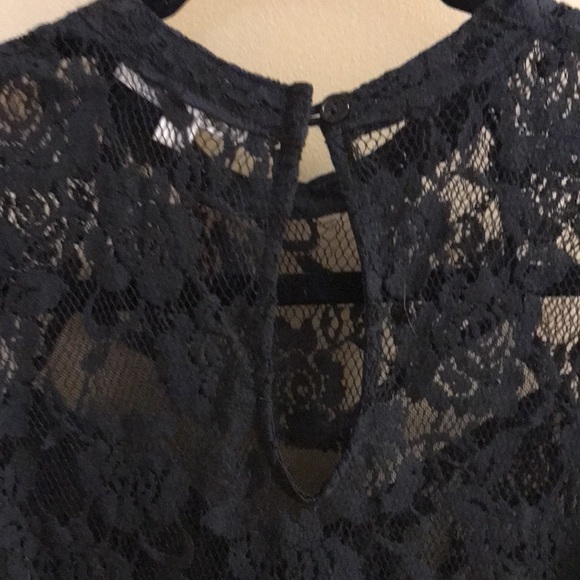 Rebellion dress black lace keyhole back lining M - Picture 7 of 8